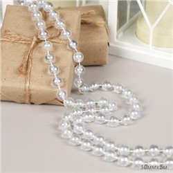 Новогодние бусы на елку 10ммх5м / DW-1379 /уп 120/