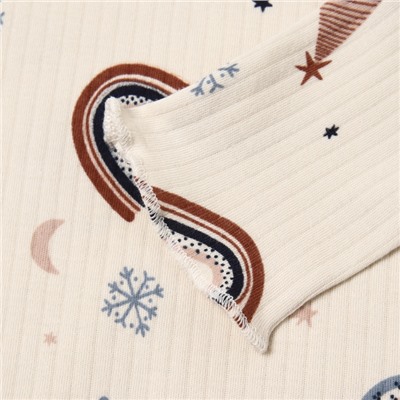 Костюм детский (джемпер и брюки) «Крошка Я. Новогодние игрушки», рост 68-74 см