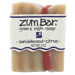 Indigo Wild, Zum Bar, Мыло с козьим молоком, Сандаловое дерево и цитрус, 3 унции