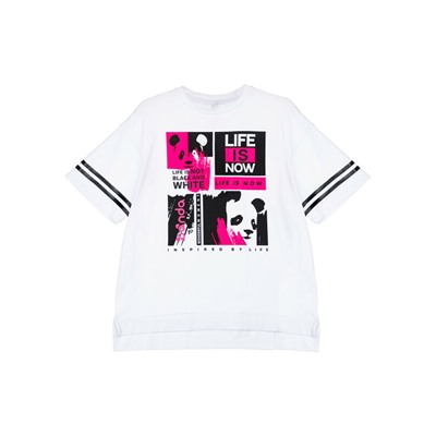 Фуфайка трикотажная для девочек (футболка)