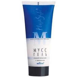 Мусс-гель для укладки С КЕРАМИДАМИ  сильной фиксации 200мл