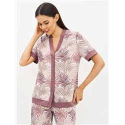 Omsa Пижама OmD 0244D SELVATICA Пижама принт. жен.(Рубашка кор.рукав+Брюки прямые), CO