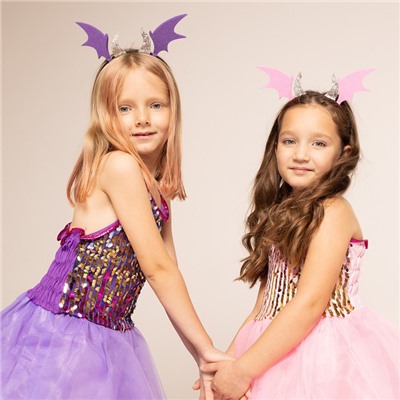 Карнавальный набор «Дракон»: платье, ободок