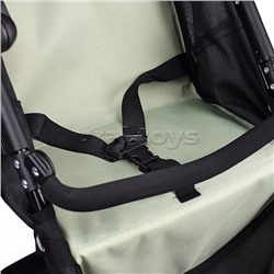 Коляска для кукол металлическая, цвет черно-зеленый, в пакете