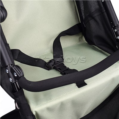 Коляска для кукол металлическая, цвет черно-зеленый, в пакете