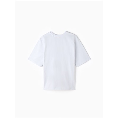 Футболка женская MINAKU: Casual Collection, белая, размер 44