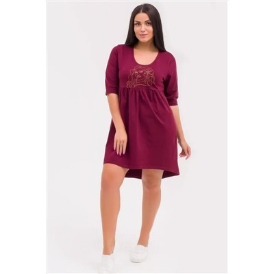 Платье домашнее с баской W1ЛТ НАТАЛИ, 1074393