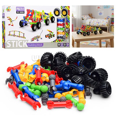 Конструктор "Машина" (70 дет.) в коробке