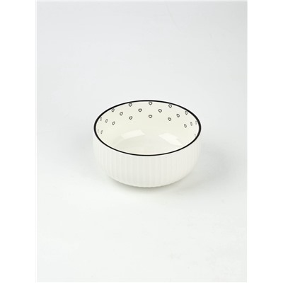 Салатник керамический «Сердечки», 11.5×5.6 см, 330 мл