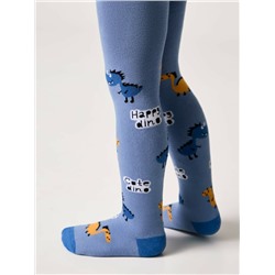 Теплые Conte-kids Колготки SOF-TIKI (махровые внутри) с рисунками