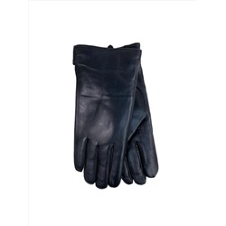 Теплые женские перчатки из натуральной кожи, цвет черный