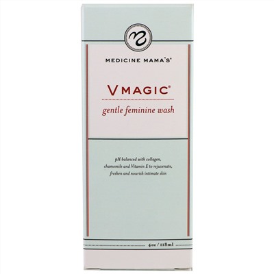 Medicine Mama's, VMagic, нежный гель для женской гигиены, 4 унции (118 мл)