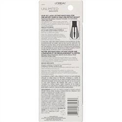L'Oreal, Тушь Unlimited для удлинения и подъема ресниц, оттенок 235 угольно-черный, 7 мл