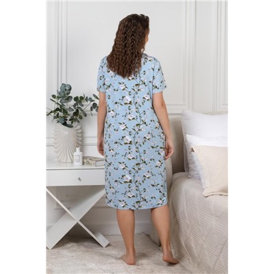 Ночная сорочка Модест-1 (Голубой)