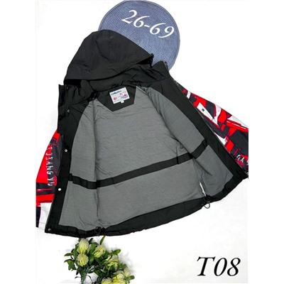 Куртка T08 красный