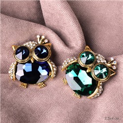 Брошь Сова 4 см / 3294 /уп 36/