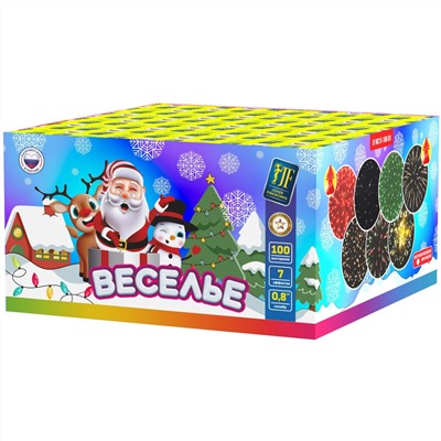 Фейерверк JF MC15-100/01 Веселье (0,6" х 100)