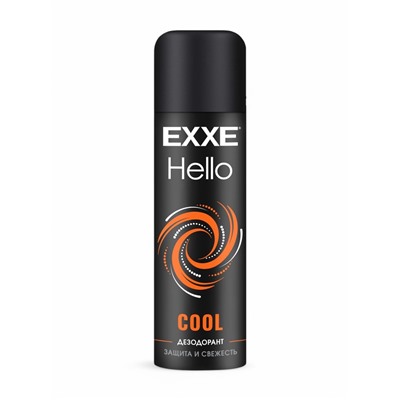 Мужской дезодорант-аэрозоль EXXE Hello COOL, 150 мл
