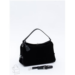 Сумка женская кожаная 1026LF black Polina&Eiterou  в Новосибирске