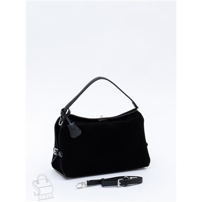 Сумка женская кожаная 1026LF black Polina&Eiterou  в Новосибирске