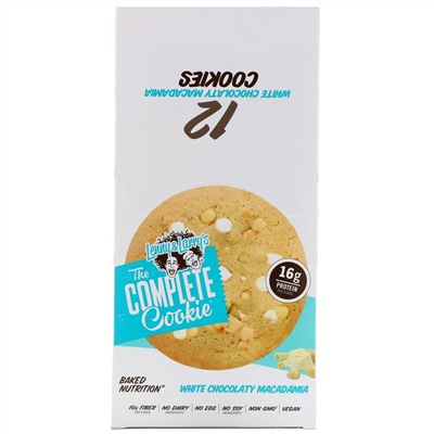 Lenny & Larry's, The COMPLETE Cookie, White Chocolaty Macadamia, 12 Cookies, 4 oz (113 g) Each