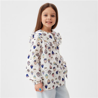 Рубашка детская KAFTAN «Ягоды», размер 30 (98-104 см)