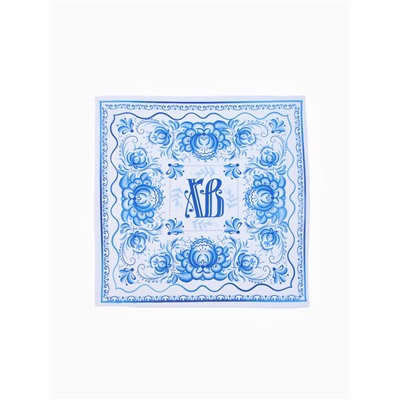 Салфетка пасхальная на стол «Гжель ХВ» 65×65 см