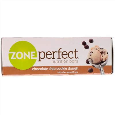 ZonePerfect, Питательные батончики, печенье с шоколадной крошкой, 12 батончиков, 1.58 унции (45 г) каждый