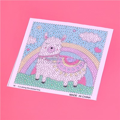 Мозаика алмазная "Альпака" в коробке