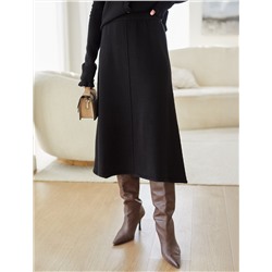 Юбка А-силуэта из пряжи с кашемиром