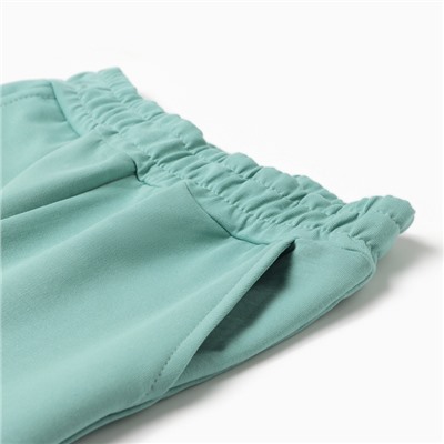 Комплект для девочки (джемпер, брюки), цвет пыльная мята, рост 104 см