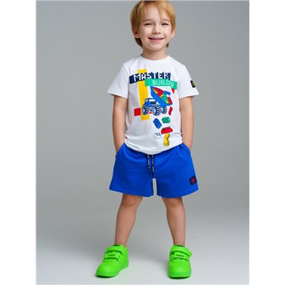 Комплект трикотажный для мальчиков: фуфайка (футболка), шорты