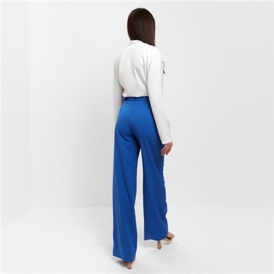 Брюки женские прямые MIST: Pants, размер 44, синие