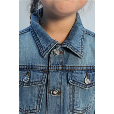 F-89 жакет для девочки (Синий)