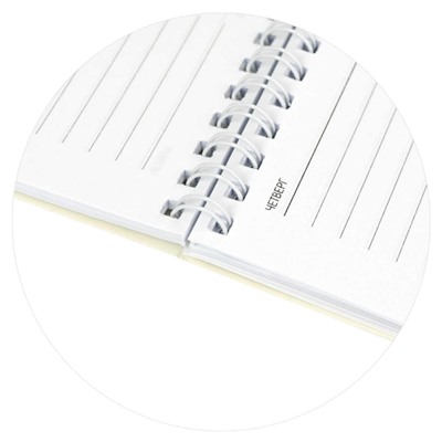 Еженедельник недатированный на спирали 165х85 мм 128 стр. 71599 "СЕРДЕЧКО НА ПОЛОСКАХ" Феникс