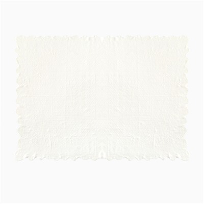 Скатерть Доляна Ажур, цвет бежевый 140×200 ± 5 см, 100%п/э