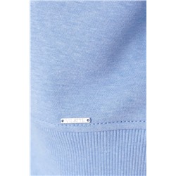 Свитшот свободный из петельчатого футера двухнитки с эластаном VILATTE, 1228120