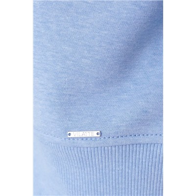 Свитшот свободный из петельчатого футера двухнитки с эластаном VILATTE, 1228120