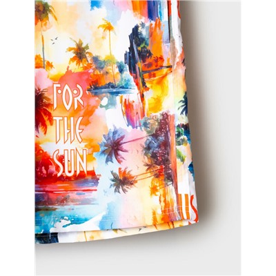 Шорты текстильные плавательные для мужчин, длинные