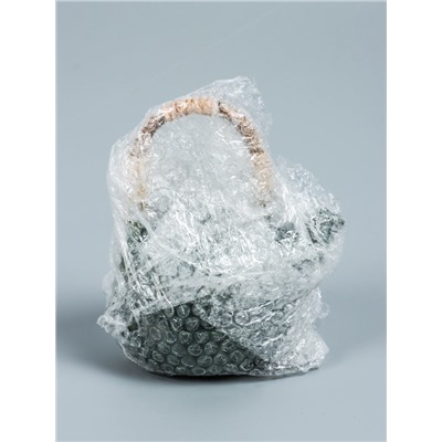 УЦЕНКА Чайник заварочный "Флора 3" керамика, цв. зелёный, 15×18×21 см