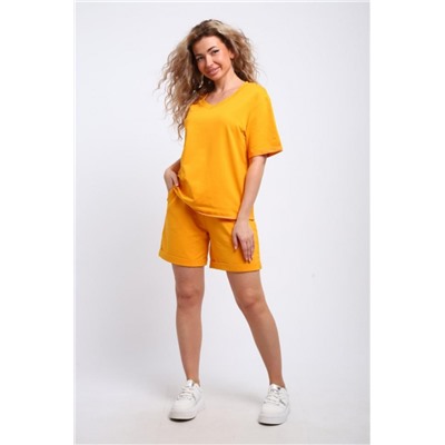 83907 костюм женский летний с шортами (Желтый)