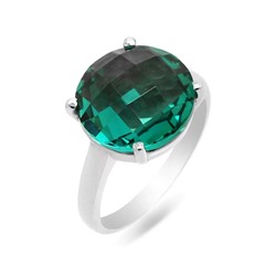 Кольцо из серебра параиба кварц, Ю-100М49