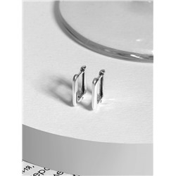 Серьги из серебра родированные 21072р