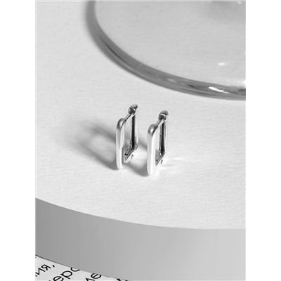 Серьги из серебра родированные 21072р