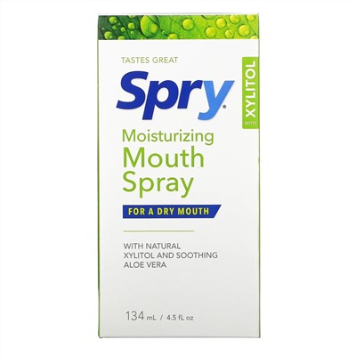 Xlear, Spry, увлажняющий спрей для полости рта, 2 шт., 134 мл (4,5 жидк. унции)