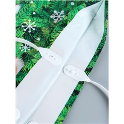 Пакет подарочный новогодний «Поздравление», полиэтиленовый с пластиковой ручкой, 40×44 см