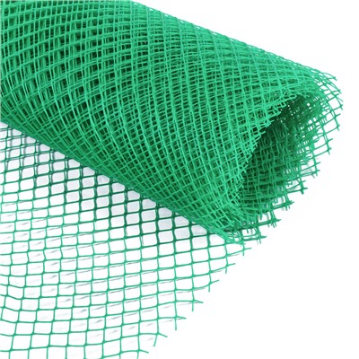 Сетка садовая, 1.5×10 м, ячейка 15×15 мм, пластиковая, зелёная, Greengo, в рулоне
