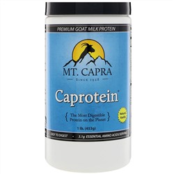 Mt. Capra, Caprotein, высококачественный протеин из козьего молока, ваниль, 1 ф. (453 г)