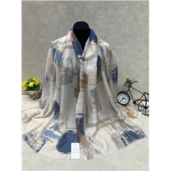 Легкий платок на голову и шею, мультицвет