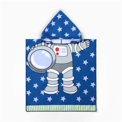 Полотенце-пончо детское LoveLife «Космонавт» 60×120 см, 100% пэ, 230 г/м²